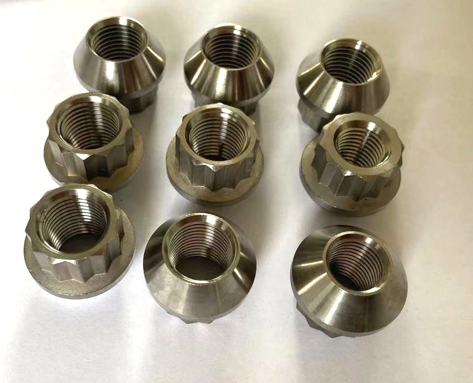 CNC Machined 5 Grade Titanium Bolt, Nut
